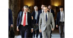 O delegație de oameni de afaceri, coordonată de J.P. Morgan, primită de Ilie Bolojan la Palatul Victoria
