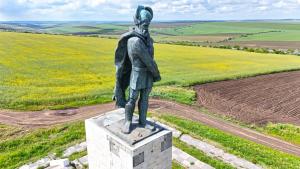 Un milion de euro pentru restaurarea monumentului de la Roșcani, cea mai mare statuie din județul Galați