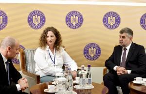 Marcel Ciolacu s-a întâlnit cu soția cetățeanului româno-israelian răpit în Fâșia Gaza