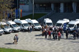 Noi microbuze electrice destinate transportului elevilor din Cluj