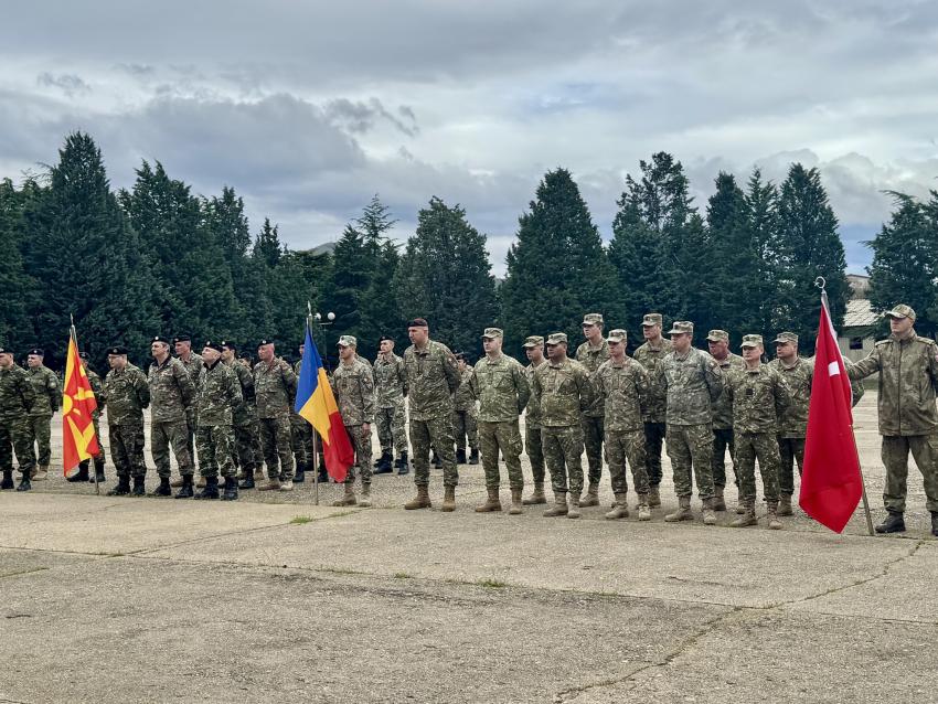 Exercițiu al Brigăzii din Europa de Sud-Est în Macedonia de Nord