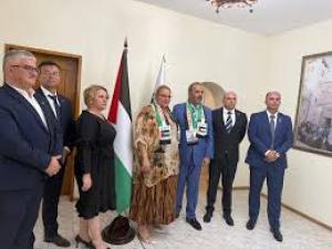 Deputatul de Olt, Mihai-Adrian Țiu, în vizită la Ambasada Palestinei din Sofia