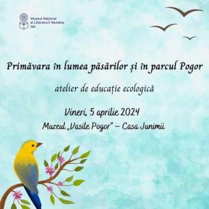 „Primăvară în luna păsărilor”, în parcul Pogor din Iași
