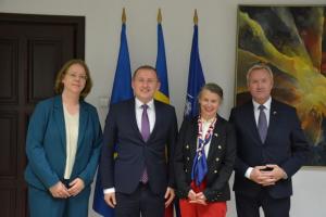 Noul ambasador al Suediei, în vizită la Cluj, a aflat de potențialul economic şi investiţional al acestuia