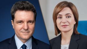 Nicușor Dan face o vizită oficială în Moldova