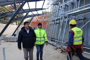 Lucrările la noul Muzeu de Artă Vizuală din Galați avansează rapid. Peste 100 de muncitori pe șantier