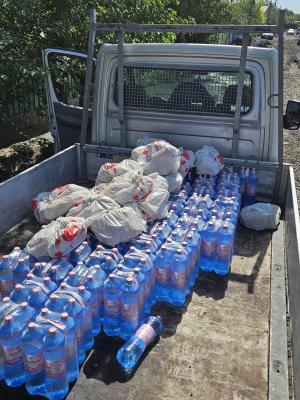 Tone de alimente și apă de la rezervele statului pentru localitățile gălățene afectate de inundații