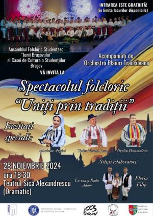 Spectacol folcloric la Brașov, de Ziua României