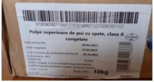 Rețeaua Metro retrage de la comercializare pulpe de pui contaminate cu Salmonella
