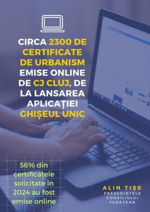 Primul certificat de urbanism digital smart a fost emis la Cluj