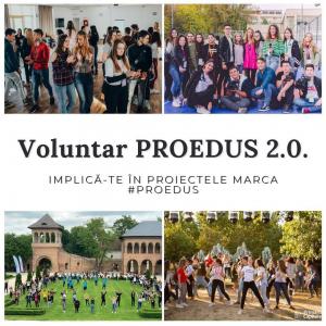 Se redeschid înscrierile online pentru „Voluntar PROEDUS 2.0”