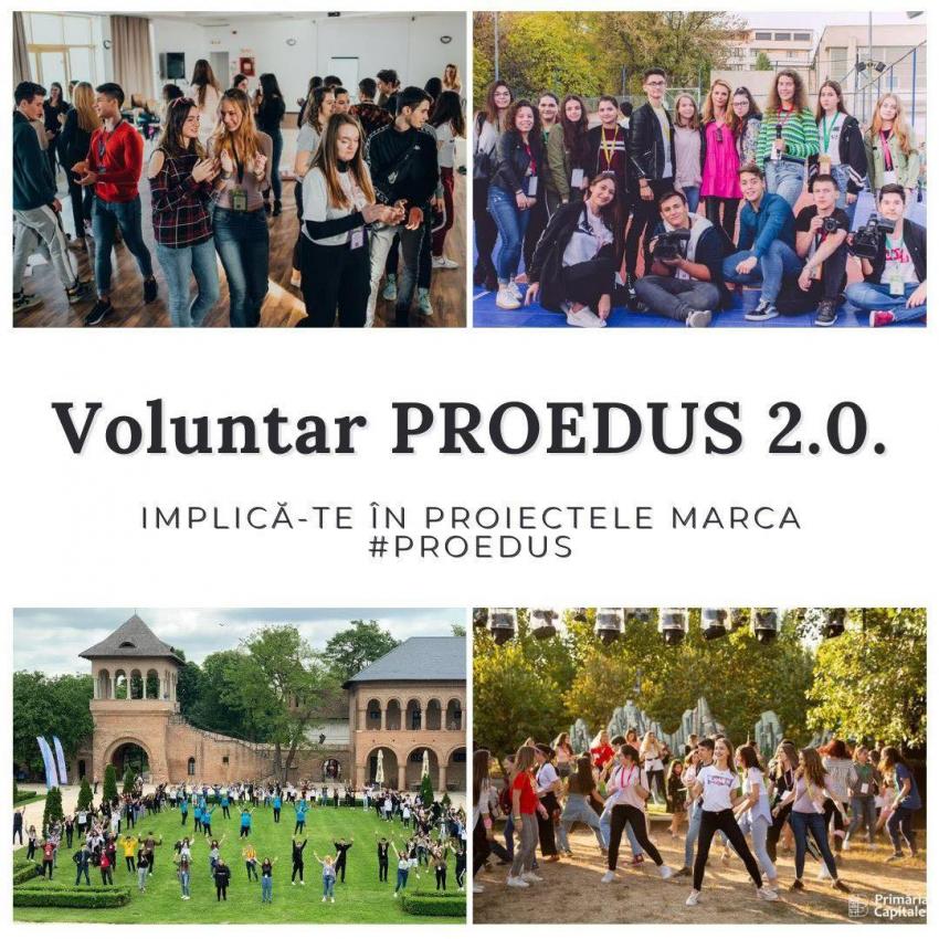 Se redeschid înscrierile online pentru „Voluntar PROEDUS 2.0”