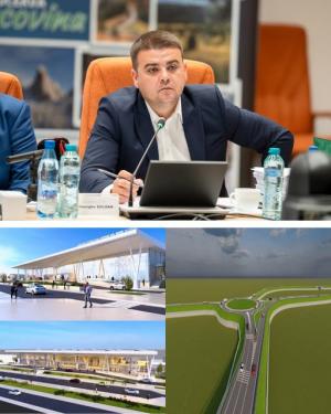 Concurență mare la licitațiile pentru varianta ocolitoare de la Gura Humorului și pentru noul terminal al Aeroportului Internațional „Ștefan cel Mare” Suceava