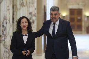 Vicepreședinta CE, Roxana Mînzatu, s-a întâlnit premierul Marcel Ciolacu