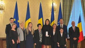 Handbalista Cristina Neagu, decorată cu Ordinul Național Serviciul Credincios în Grad de Cavaler