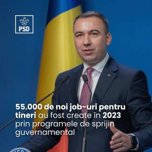 Tinerii din România susținuți prin programele de sprijin, în Guvernarea PSD